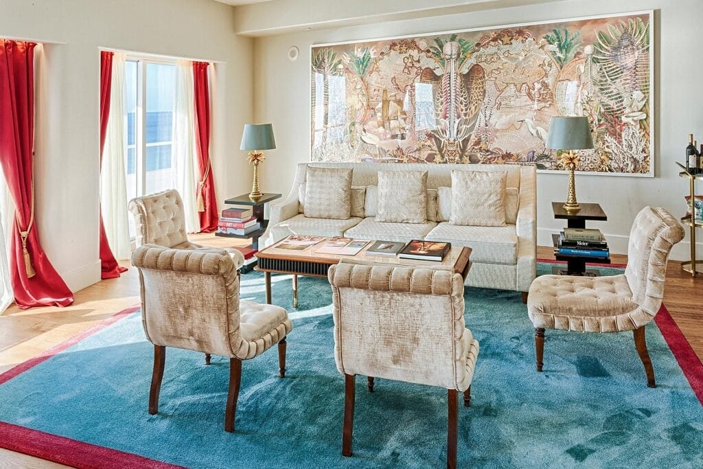 faena suite living room 1920x1280 1 Nestled in the heart of Miami Beach, Faena Miami Beach stands as an epitome of grandeur and sophistication. Known for its bold design, world-class amenities, and unparalleled hospitality, this luxury hotel redefines the standards of opulence. Whether you're visiting Miami for leisure or business, Faena Miami Beach offers an unforgettable experience that harmoniously blends art, culture, and comfort.