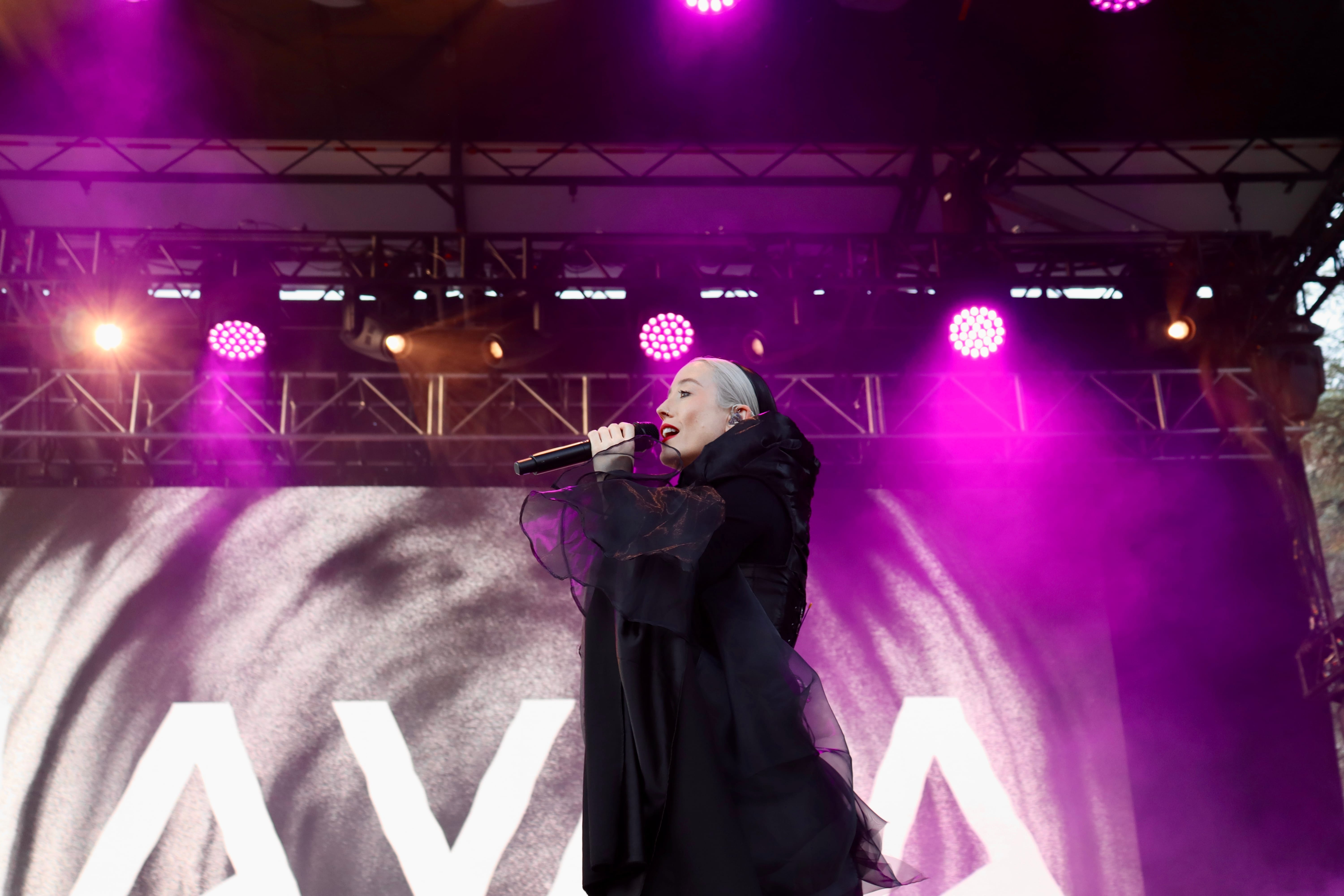 HAYLA performing at DUSK