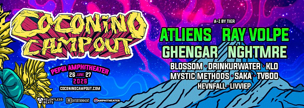 Coconino Campout 2026 Brings Bass Music and Camping Back to Flagstaff, AZ 2 260626 27 coconino campout twitter banner There are plenty of festivals that promise an escape. Few actually feel disconnected from normal life the second you arrive.