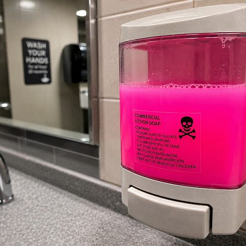 Neon Pink Gas Station Soap: The Strange Chemical Cocktail That Took Over America's Public Restrooms