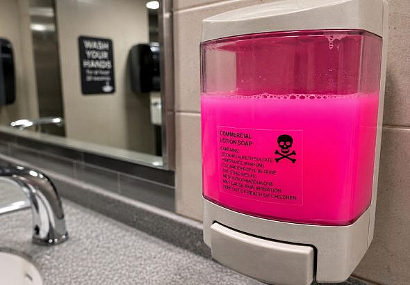 Neon Pink Gas Station Soap: The Strange Chemical Cocktail That Took Over America's Public Restrooms