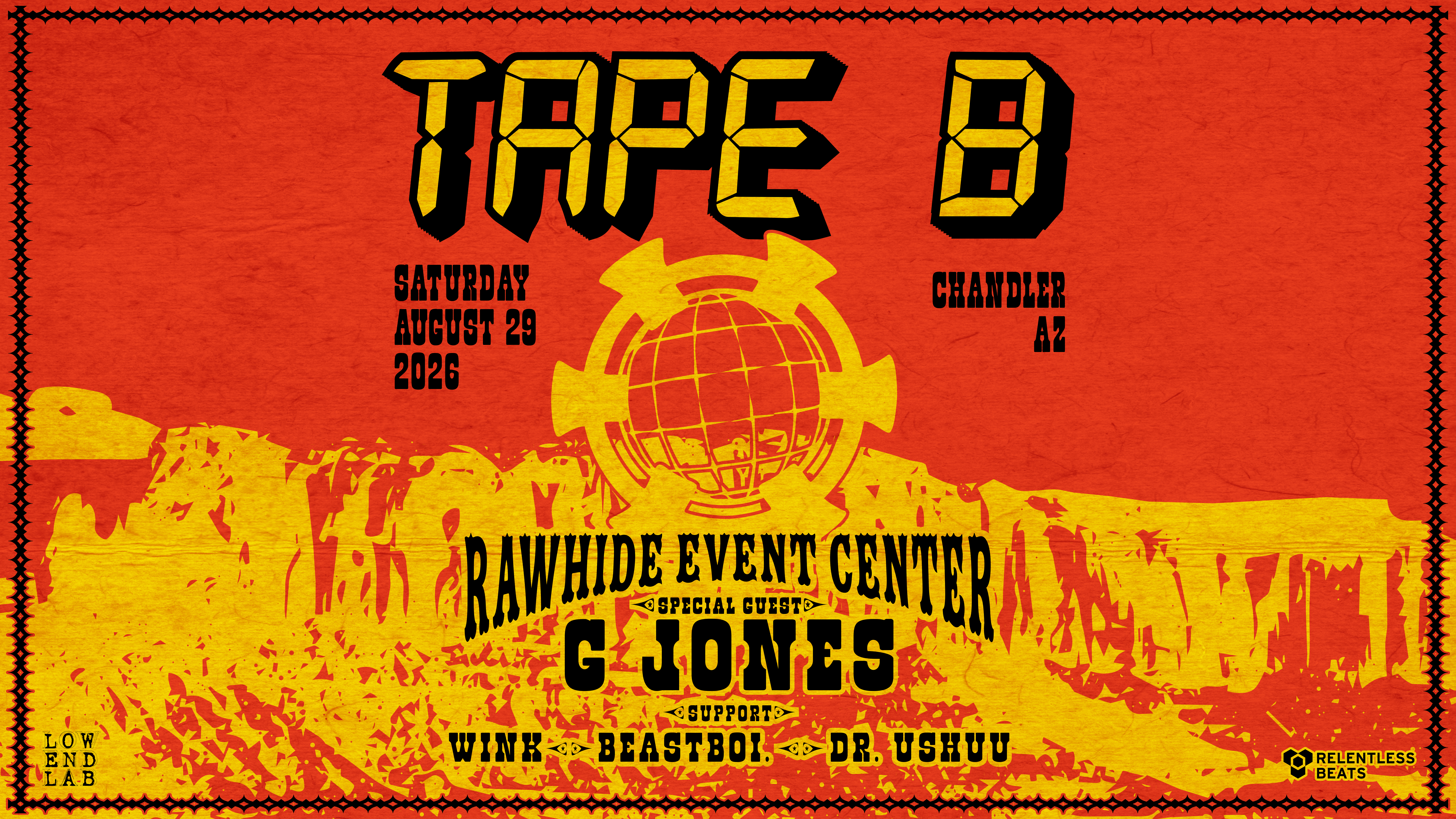 Tape B Brings Nostalgic Bass and Hip-Hop Energy to Rawhide Event Center August 29 1 tapebrawhide